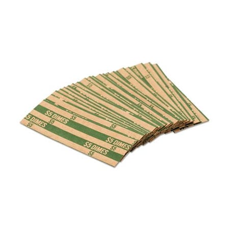 Mmf Industries COINTAINER, Flat Coin Wrappers, Dimes, $5, 1000 Wrappers/box 30010